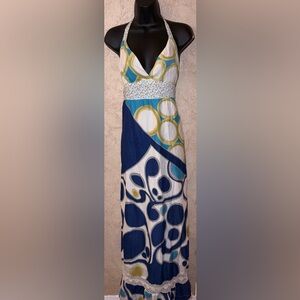 Roxy Vibrant Halter Maxi Dress